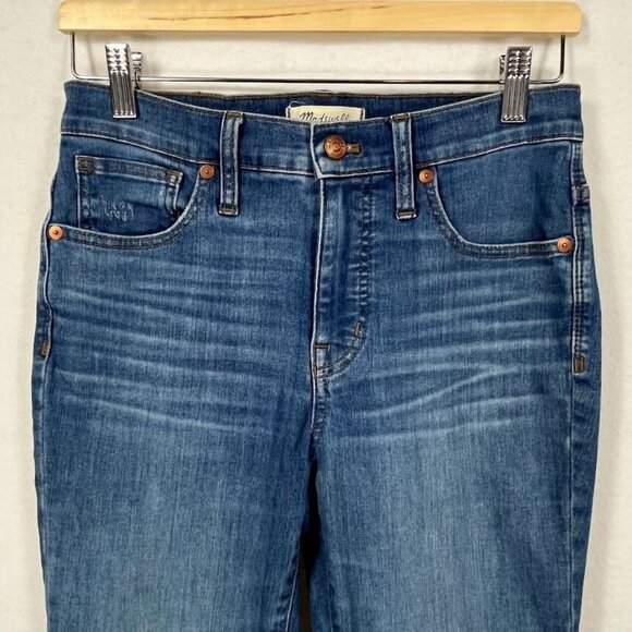Madewell Skinny Crop Jeans Distressed School Ethical Boho Grunge Staple 28 - Picture 2 of 8